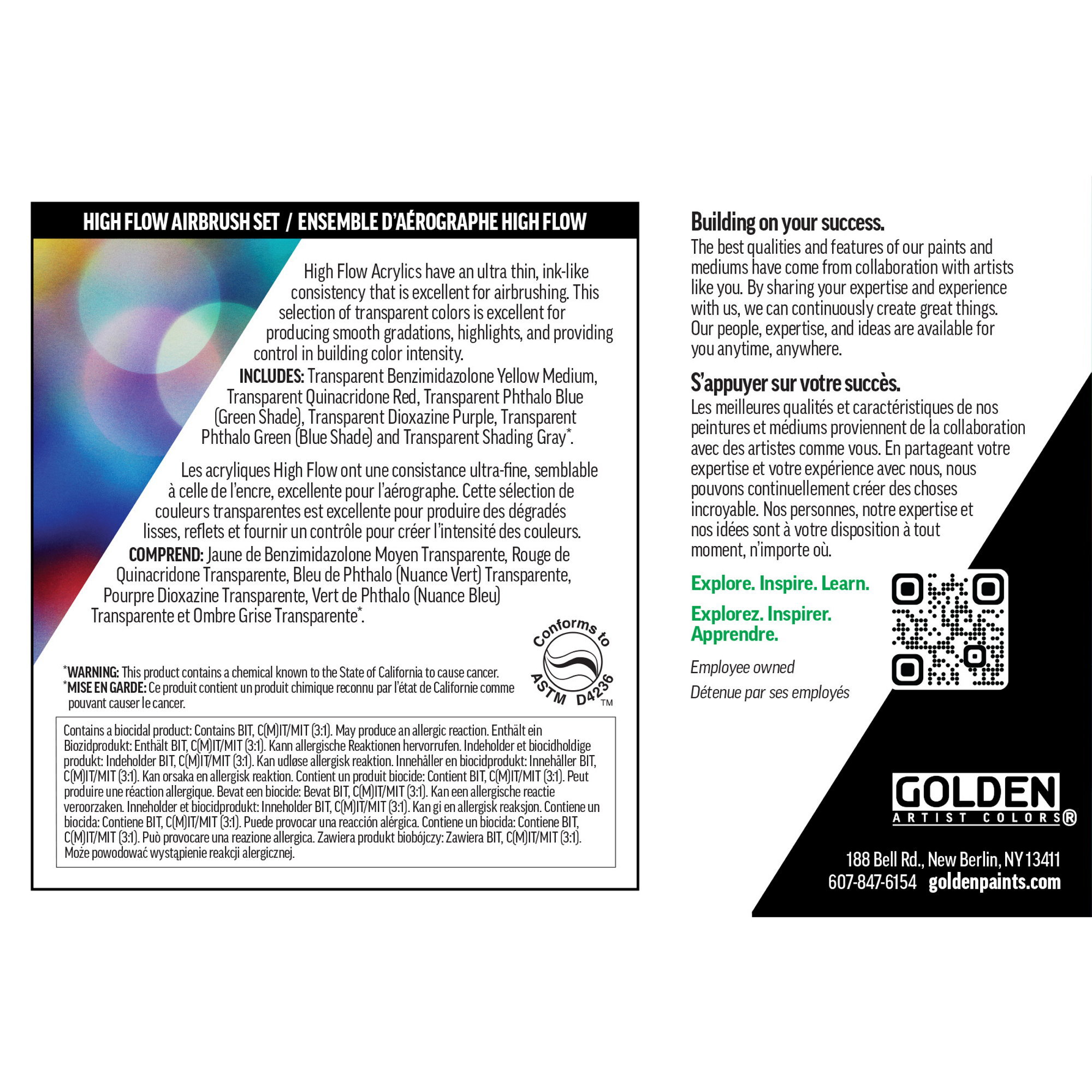 Golden H.Flow Airbrush set#949