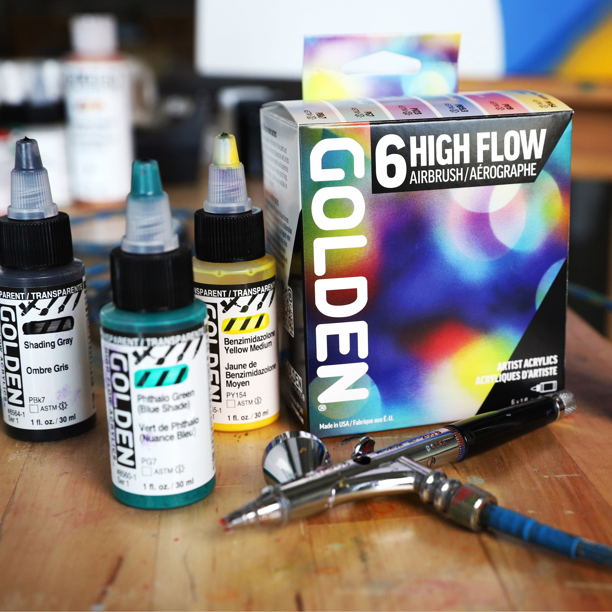 Golden H.Flow Airbrush set#949