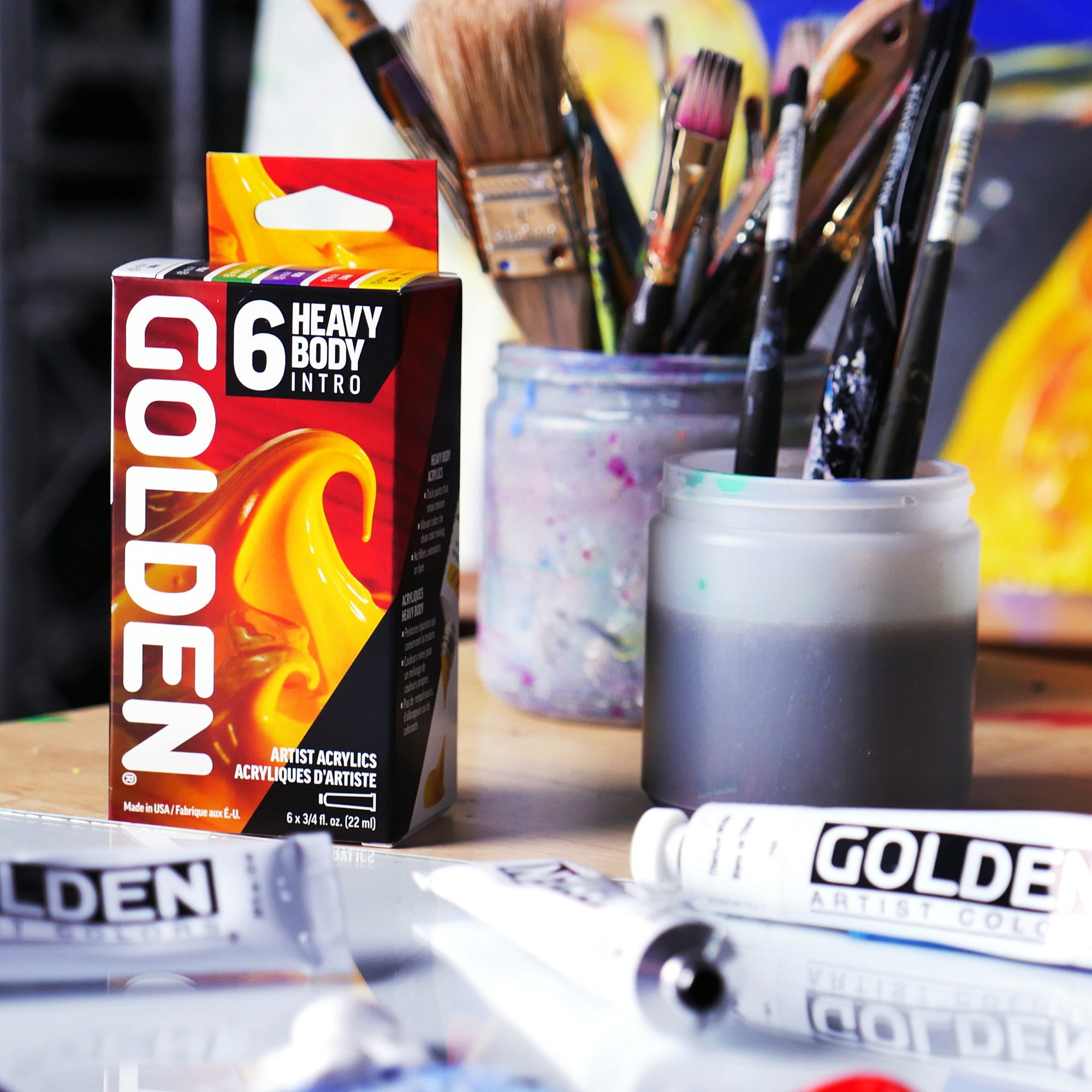 Golden Prof.acrylic set #075