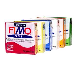 Fimo Soft 6 färger x 57g