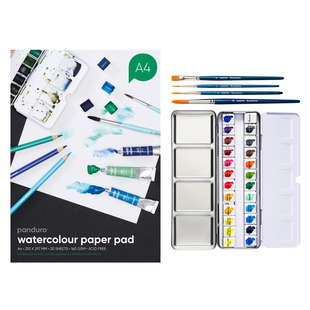 Set Akvarell 24st & Block