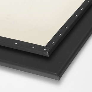 Svart Stretch Canvas 60x60 cm
