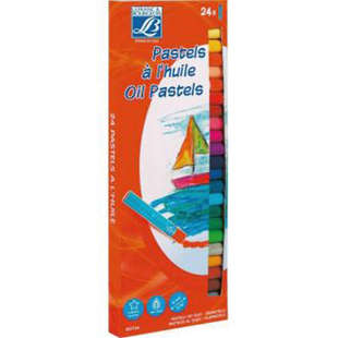 L&B Oil Pastels 8mm 24p