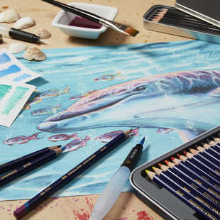 DW Inktense 72 akvarellpennor