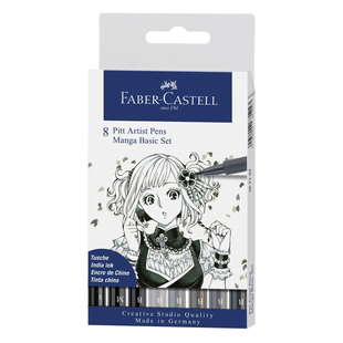 PITT artist pen Manga Basic 8s