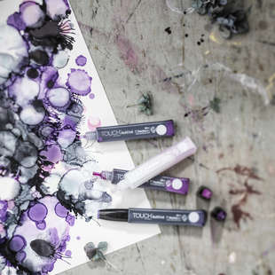 Touch Alcohol Ink Blue Grey