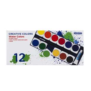 Tempera vattenfärg kit 12/ask