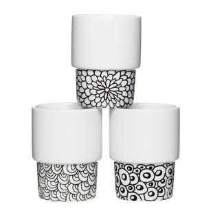 Glas- och porslinspenna silver