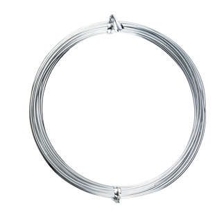 Aluminiumtråd silver 1,5 mm