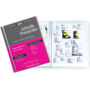 Artsafe plastficksmapp A3