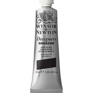 D.Gouache 37ml 331 Ivory Black