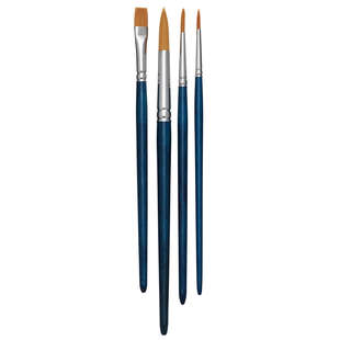 Penselset akvarell 4 st
