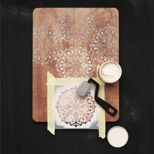 Schabloner 4 st Mandala