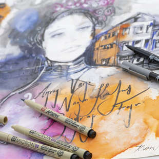 Pigma Micron 005 lj.grå 0,2mm