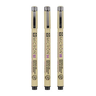 Pigma Micron set 6+1 Black