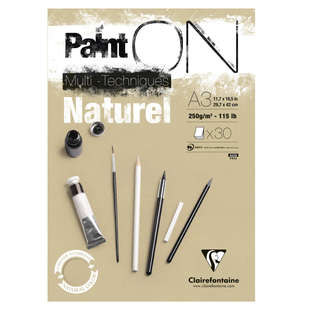 Paint ON block A5 30 ark natur