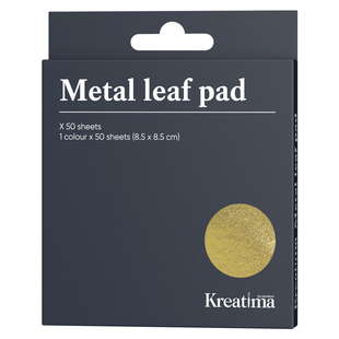 Kr Metallblad Guld 50st
