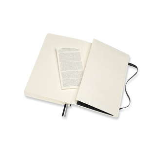 Moleskine L Soft Linj svart