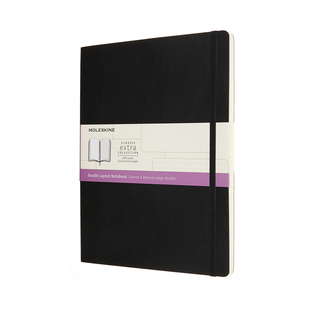 Moleskine L Soft Linj&Olinj Sv