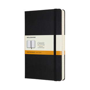 Moleskine L Hard Linj Svart