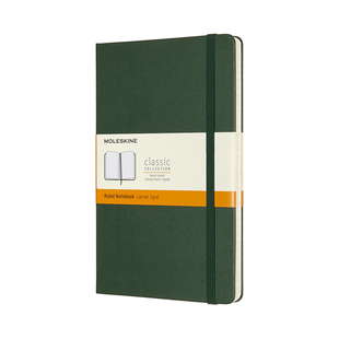Moleskine Hard L Ruled svart