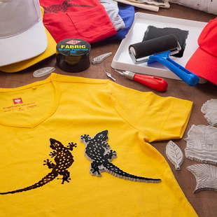 Lino printing kit fabric