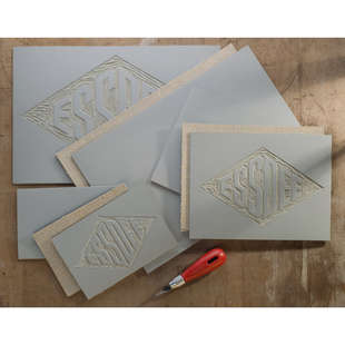 Linoleumplatta A5 Profi 3,2 mm