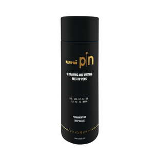 Uni Pin Fineliner Set tube 9-p