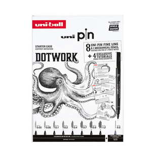Uni Pin Fineliner 9p Dotwork
