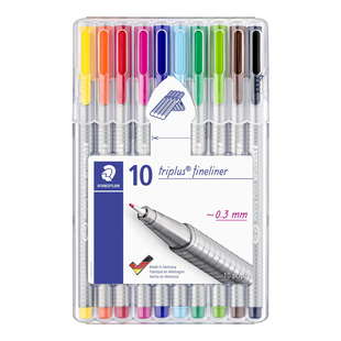 Triplus fineliner 10 st Basic