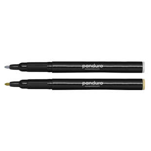 Metallic pen guld+silver 2pack