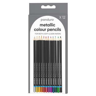 Panduro färgpennor metal. 12st