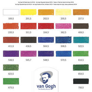 Van Gogh Oil Pastels set 12