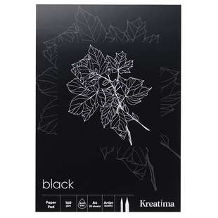 KR Black Pad A4 30 ark