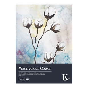 KR Akvarellblock cotton A4