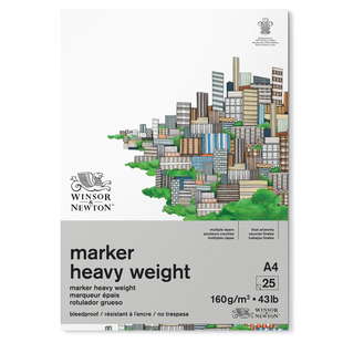 W&N Hvy Marker Pad 160g A3 25p