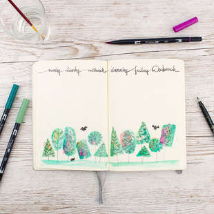 Tombow Penselpenna Mist Purple