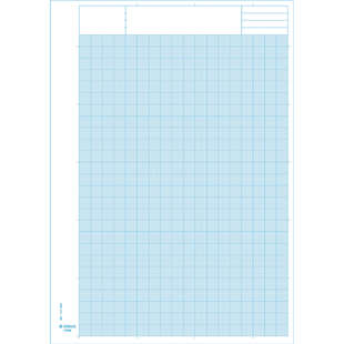 Millimeterpapper i block A4
