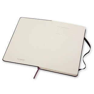 Moleskine Hard L Ruled svart