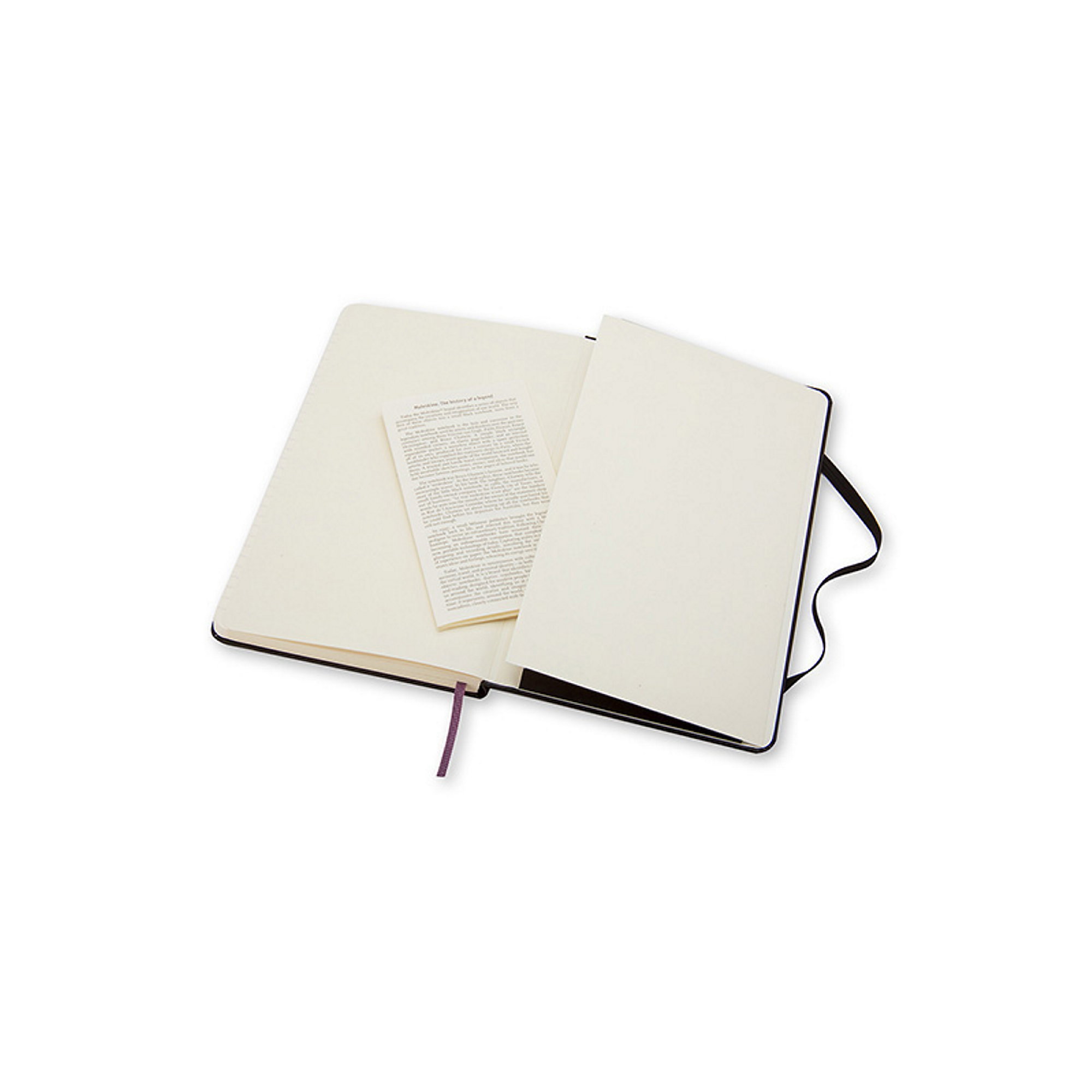 Moleskine Hard L Ruled svart