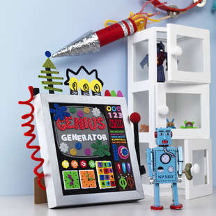 Dekorgummi 6 mm vit 30x46 cm