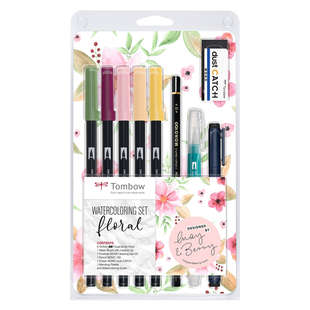 Tombow Watercoloring Greenery
