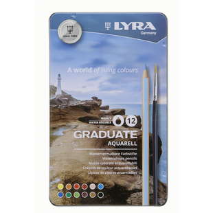 Lyra Graduate Akvarell 12p