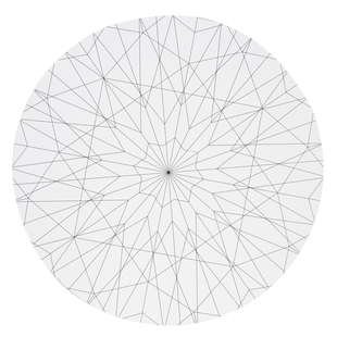 Förtryckt Canvas Diamant rund