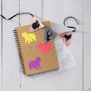 Schablon nordiska djur A4