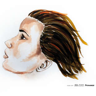 W&N Promarker Dusky Rose