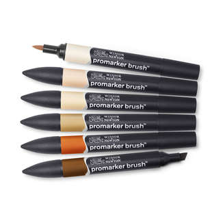 W&N Prom. Brush 6xSkin T. Set