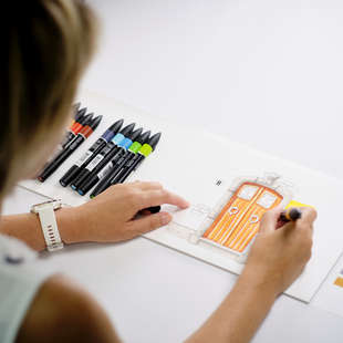 W&N Promarker Brush Brt Sienna