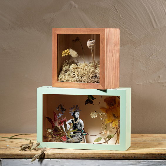 Tittskåp obehand.trä 20x30x11