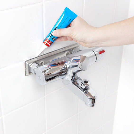 Byggsilikon Casco 40ml Vit